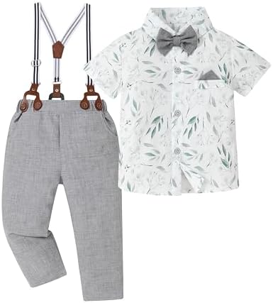 DISAUR Toddler Boy Formal Suit Set for Boys 1-6 Years