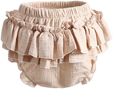100 Cotton Ruffle Diaper Covers Headband Set for Babies