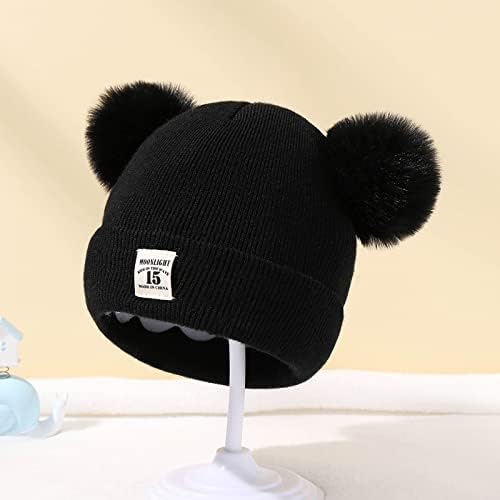 Winter Toddler Beanie Hats Set - Boys Girls