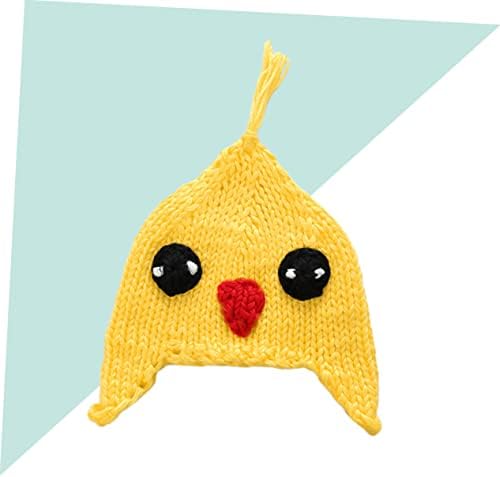 Handmade Baby Hat - Chicken Shape Knitted Cap for Winter