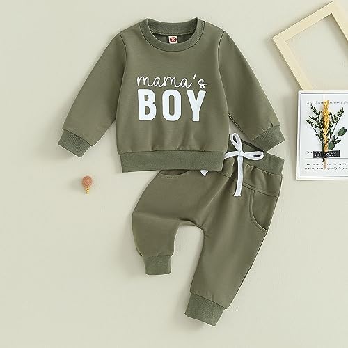 YINGISFITM Fall Baby Boy Outfit Set