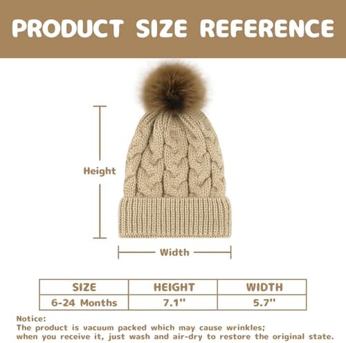Olreco Toddler Winter Hats Soft Warm