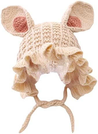 Cozy Baby Cap withEars in Beige