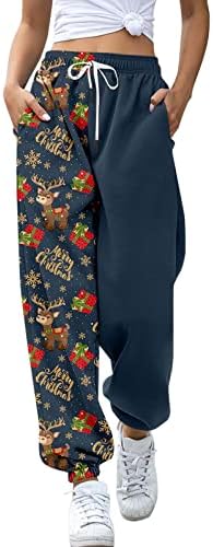 ZYXTIM Women Christmas Graphic Sweatpants with Pockets