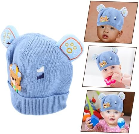 SHOWERORO Unisex Knitted Baby Beanie Hat - Soft and Warm