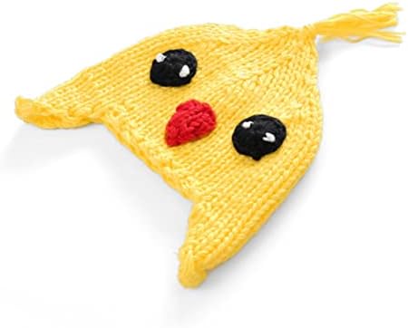 Handmade Baby Hat - Chicken Shape Knitted Cap for Winter