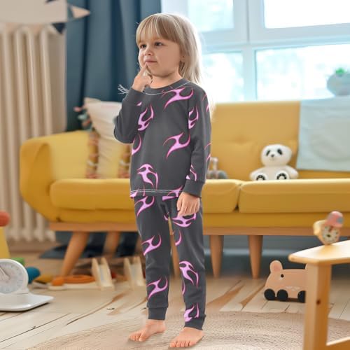WIFIU 2 Piece Pajama Set for Kids 18M-8Y
