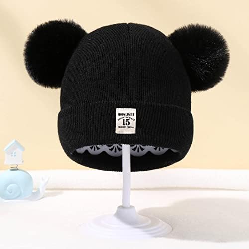 Winter Toddler Beanie Hats Set - Boys Girls