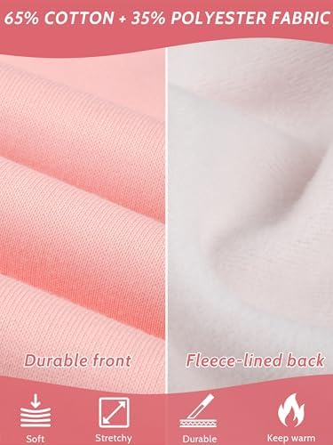 Resinta 3 Pack Toddler and Baby Girls Fleece Sweatpants for Girls