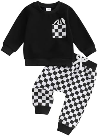 Fall Toddler Boys Sweatsuit Set