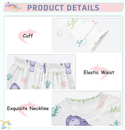Soft Cotton Pajama Set for Sleep Play - Cute Pajamas for Kids