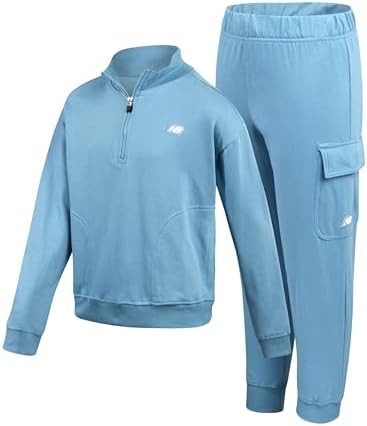 New Balance Girls Sweatsuit Set - Warm Cozy