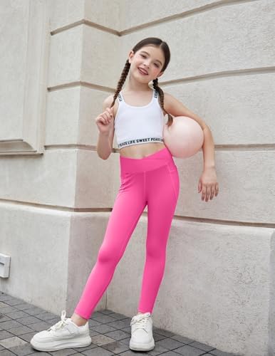 Zacletre Girls Athletic Leggings