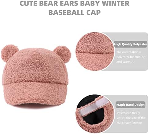 Winter Fleece Baseball Cap for Babies - Soft Warm for Toddler Kids