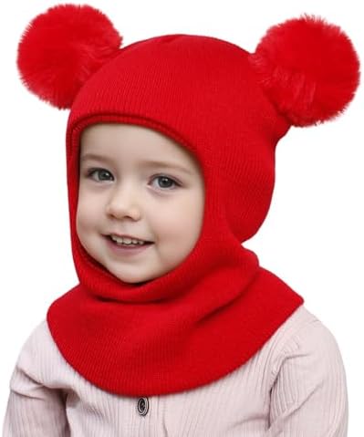 Baby Winter Bear Hat Scarf Set Cozy for Kids