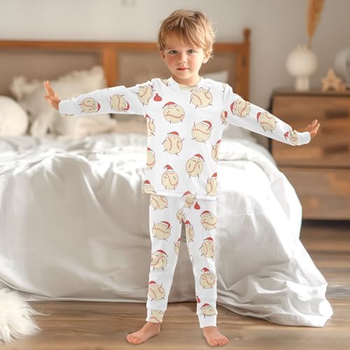 WIFIU Pajama Set Comfortable Long SleeveTOP Pants for Girls 18M-8Y