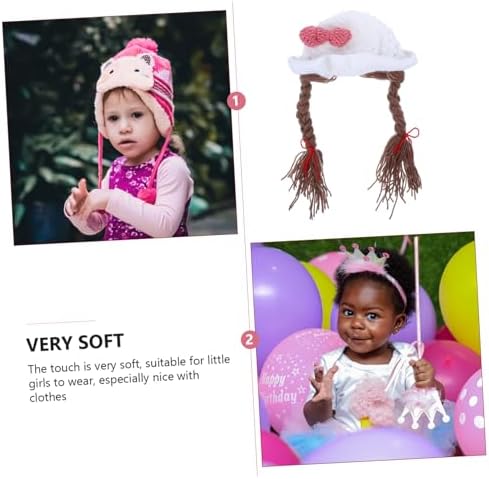 SOIMISS Woolen Bowknot Hat for Newborn Boys Girls
