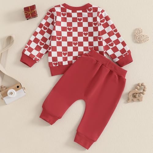 Valentines Heart Baby Boy Outfit