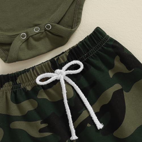 Newborn Baby Boy Coming Home Outfit Camo Columbia Set