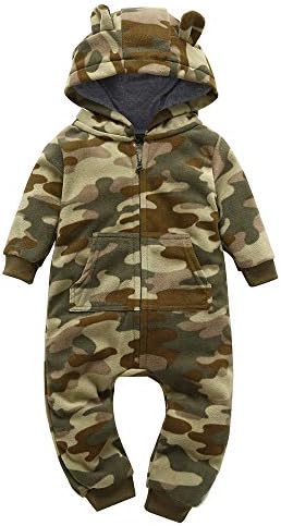 Meufam Baby Camouflage Romper Set