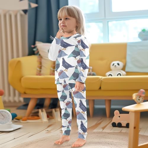 WIFIU Long Sleeve Pajama Set for Kids