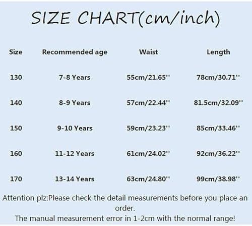 Kids Girls Cargo Pants Elastic Waist with Functional Pockets
