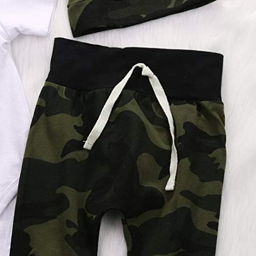 Einhill 3-in-1 Romper Set for Newborn Boys camouflage