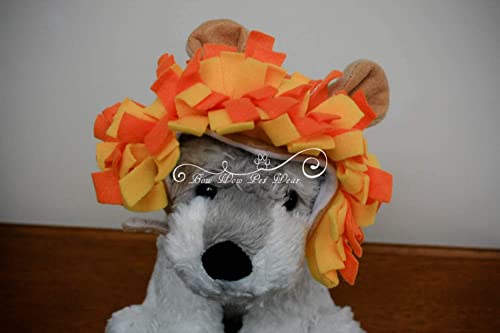 Bow Wow Pet Wear Lion Hat for Cats and Dogs