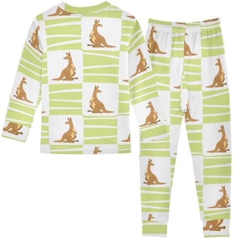 WIFIU Pajama Set Long Sleeve Top and Pants