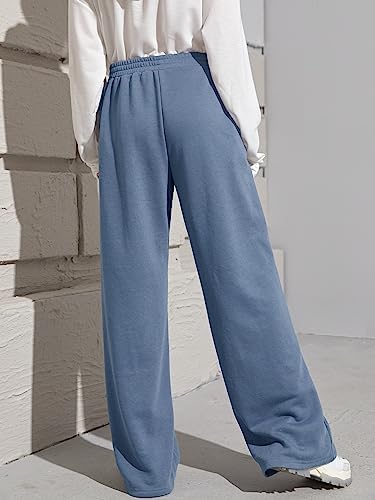 SOLY HUX Girls High Elastic Waist Tie Front Sweatpants