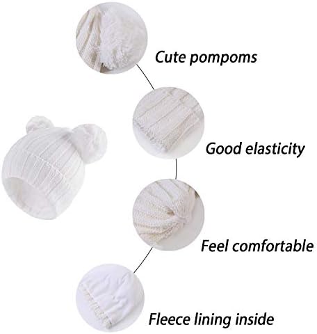 LANGZHEN Winter Knitted Baby Hats