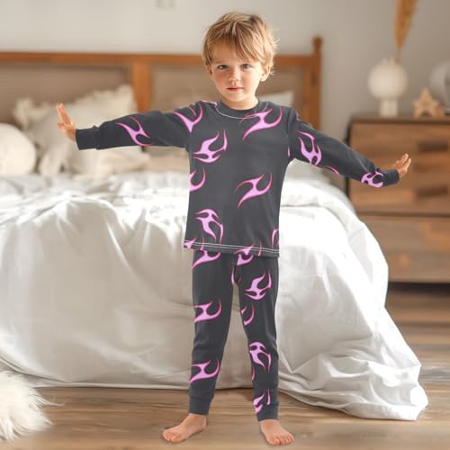 WIFIU 2 Piece Pajama Set for Kids 18M-8Y