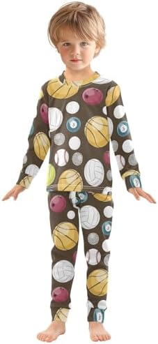 WIFIU Pajamas Soft Cotton Sleepwear for Kids 18M-8Y