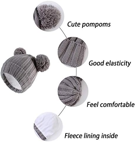 LANGZHEN Winter Knitted Baby Hats