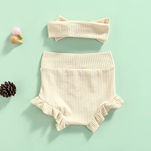 Lefyira - Soft Elastic Baby Bloomers with Ruffle Top