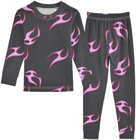 WIFIU 2 Piece Pajama Set for Kids 18M-8Y