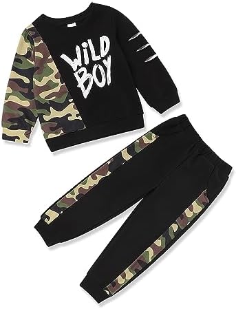 AMAZING Toddler Boy Clothes Sleeve Tops Pants Set for Fall More