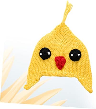 Handmade Baby Hat - Chicken Shape Knitted Cap for Winter
