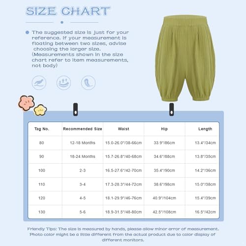 iiniim Baby Bloomers Harem Shorts