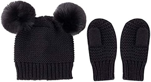 Winter Knitted Hats Scarf Set for Babies