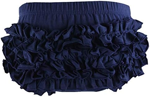Basic Cotton Diaper Cover Baby Bloomers with Ruffle 1