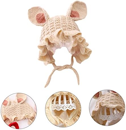 BESTYASH Cozy Knitted Baby Winter Hat with Rabbit Ears