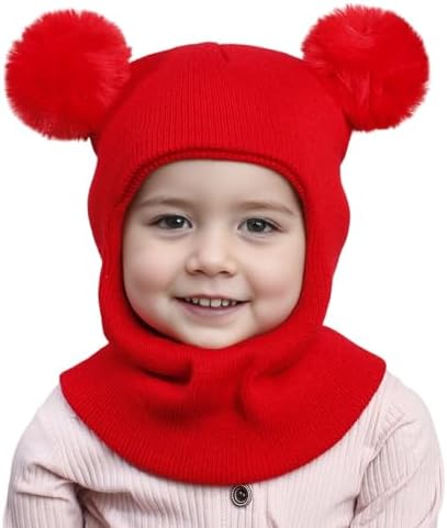 Baby Winter Bear Hat Scarf Set Cozy for Kids