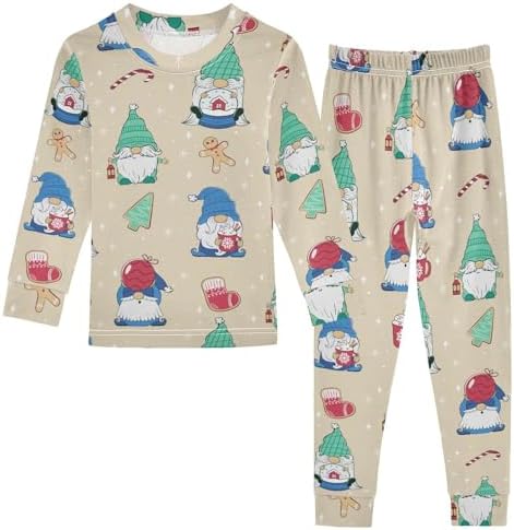 Cute Long Sleeve Pajama Set for Girls