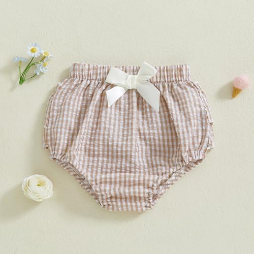 Cotton Plaid Bloomers for Babies
