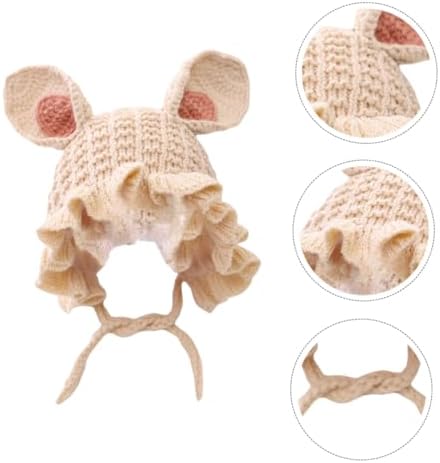 BESTYASH Cozy Knitted Baby Winter Hat with Rabbit Ears