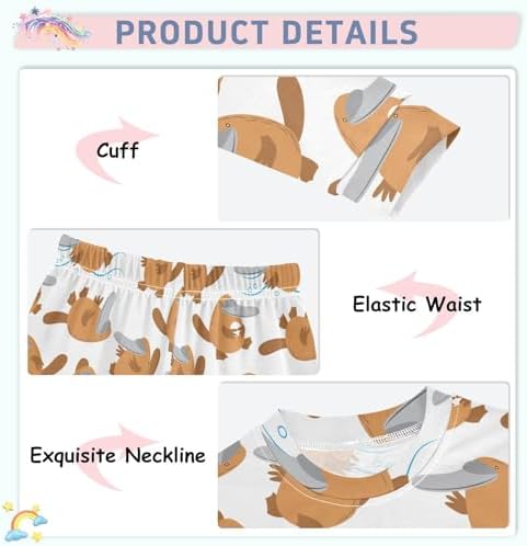 Cute Long Sleeve Pajama Set