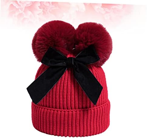 LIFKOME Handmade Crochet Bow Hat for Boys Girls