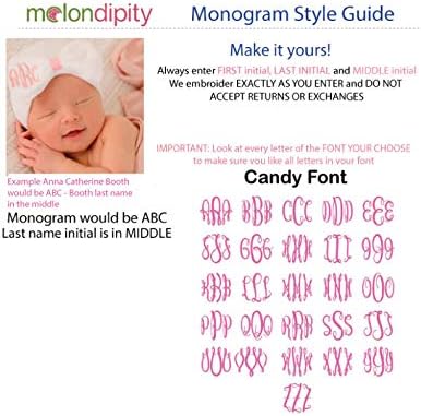 Melondipity Personalized Baby Hat