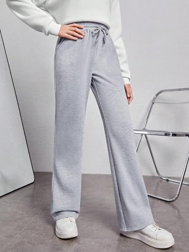 RoseSeek Girls Wide Leg Sweatpants for Gym and Casual Wear